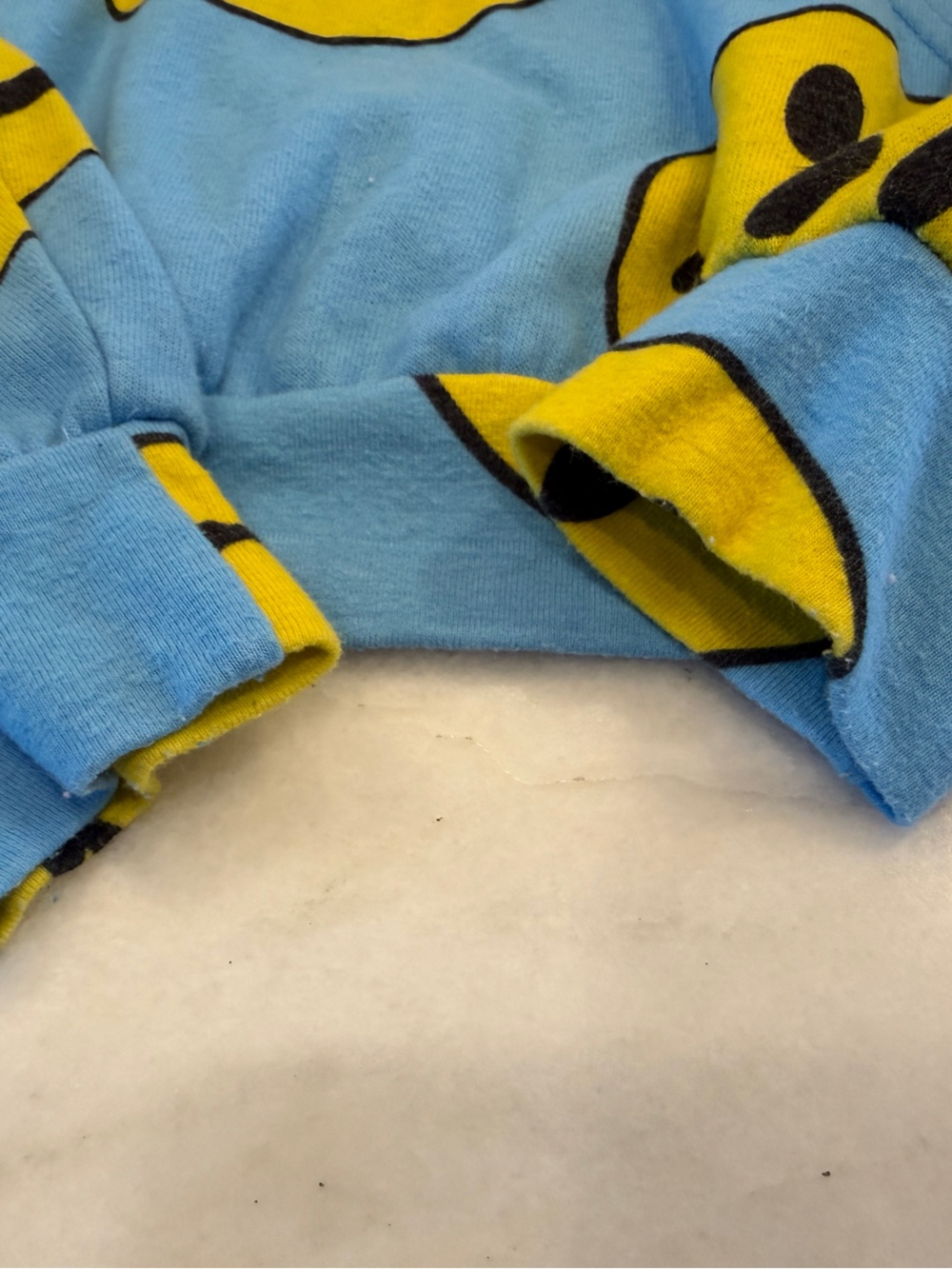 Aviator Nation blue hoodie and sweatpants smiley face set small s - Picture 6 of 8